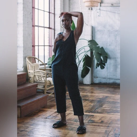 Aliya Wanek Noémie Jumper Stonewash Black (charcoal grey) Cotton size XS - Picture 1 of 11